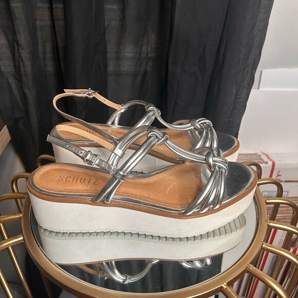 Schutz Platform Sandals - Picture 3 of 7